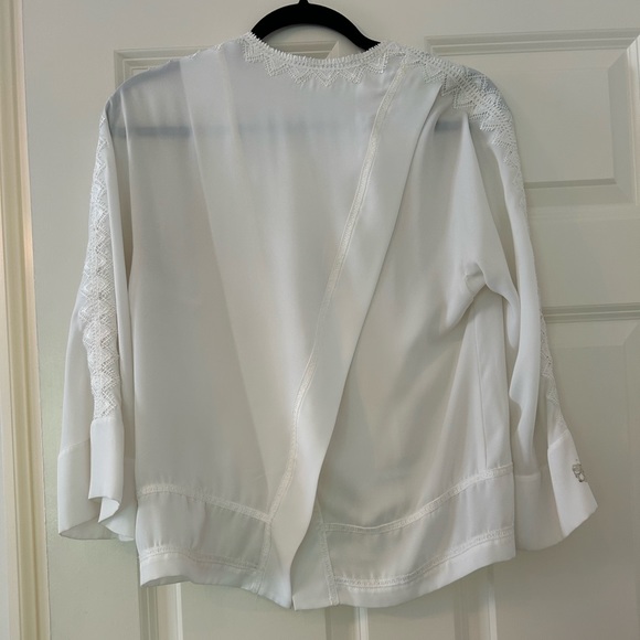 Rebecca Minkoff White Silk Top - Picture 3 of 3